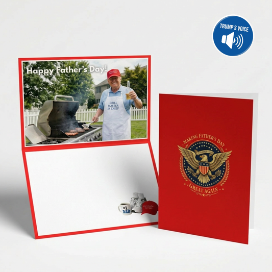 Trump Talking Father's Day Card